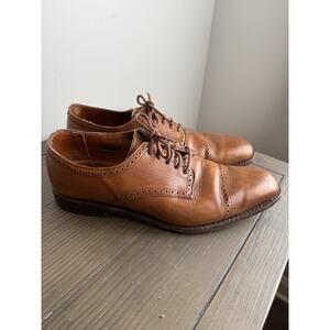 Allen Edmonds Yorktown Size 11.5 E Brown Leather Oxford Dress Shoe